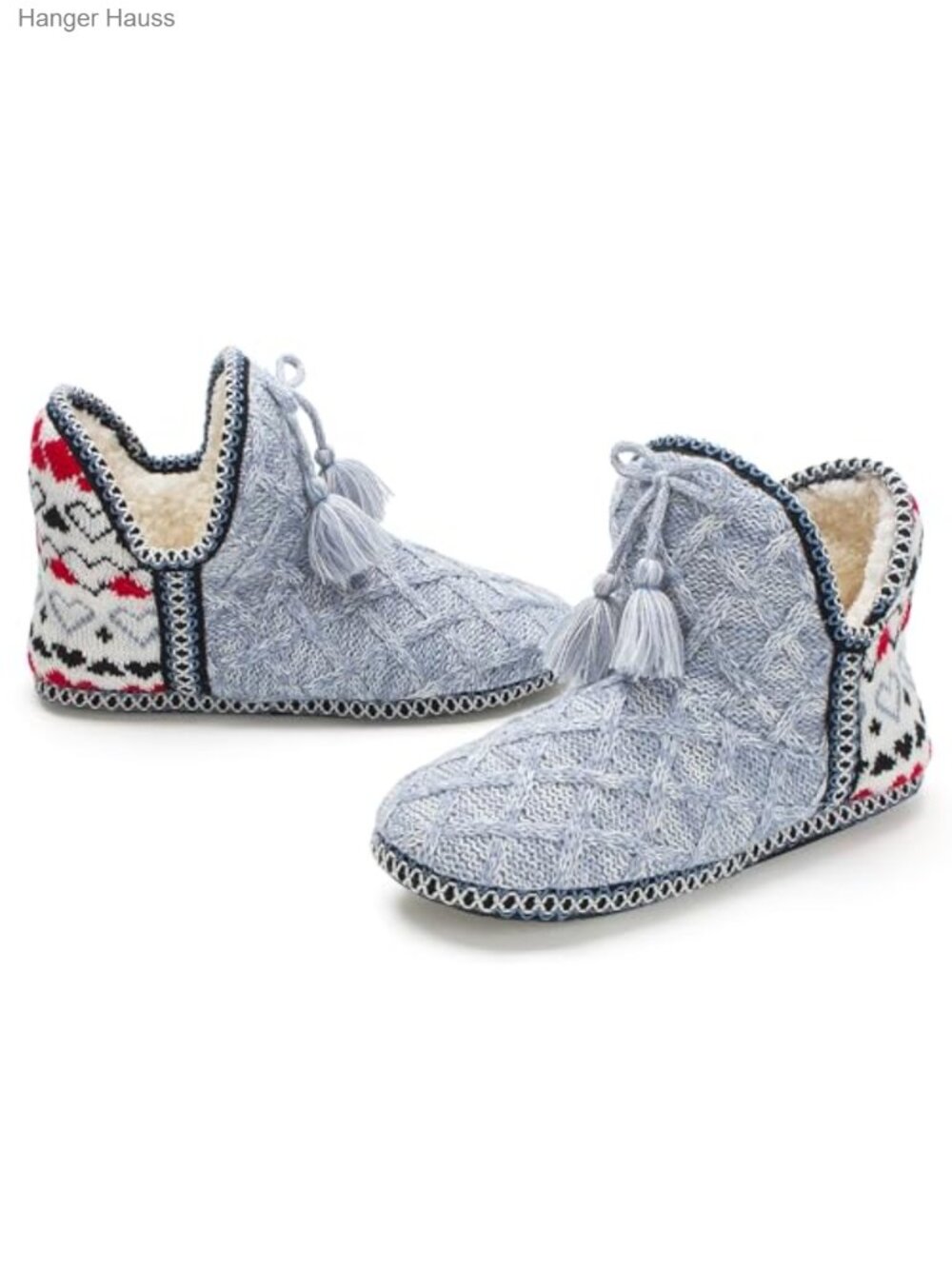 Women's Plush Fleece Memory Foam Bootie Slippers Non Slip Washable